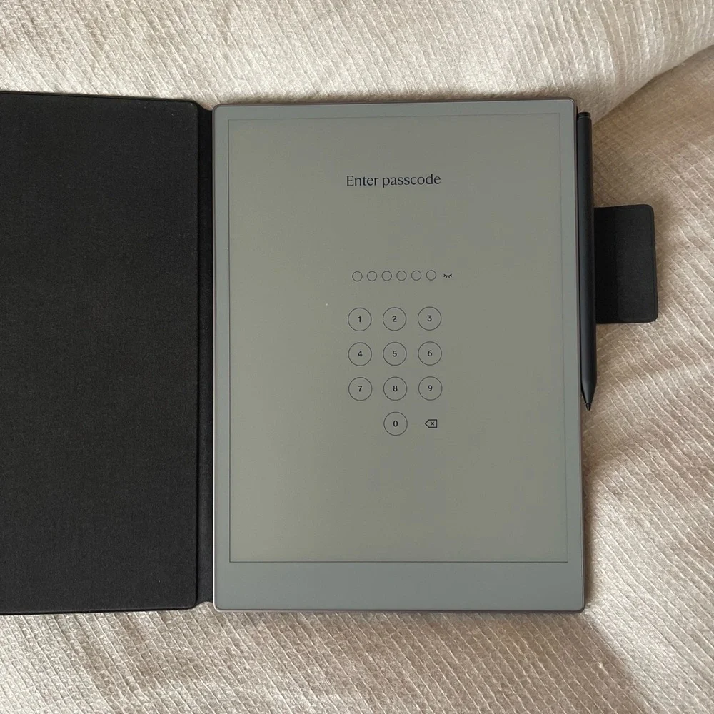 Tablet Folio Cover with Stylus - Plum